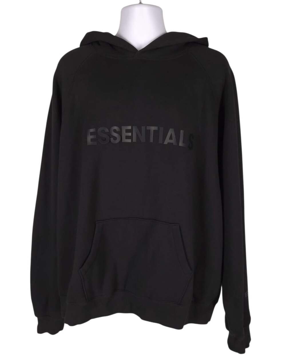 Fear Of God Essentials Hoodie Sweatshirt US XXL EU 58 Mens Black FOG $100